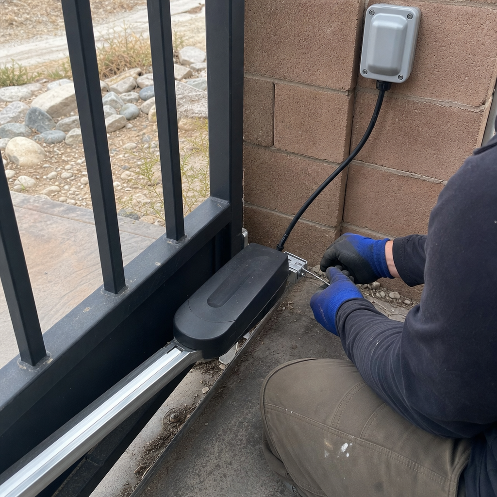 Gate motor and opener installation and repair